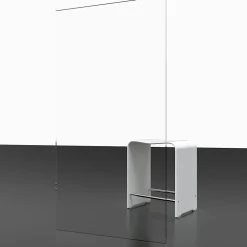 Schulte cabine de douche intégrale Juist - 90x90x210 cm - portes coulissantes - blanc - verre transparent