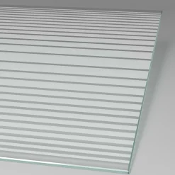 Schulte Pare-baignoire 70x130 cm - Réversible - Écran pliant - Verre de Sécurité transparent 5 mm - Bandes - Aluminium