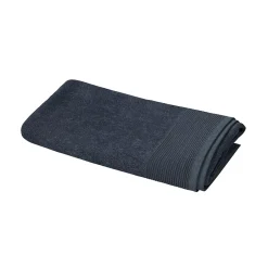 GoodHome Serviette de bain bleu nuit Koros 140 x 70 cm* Serviette De Bain