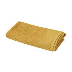 GoodHome Serviette de bain jaune miel Koros 140 x 70 cm* Serviette De Bain