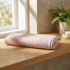 GoodHome Serviette de bain rose nude 140 x 70 cm, Koros