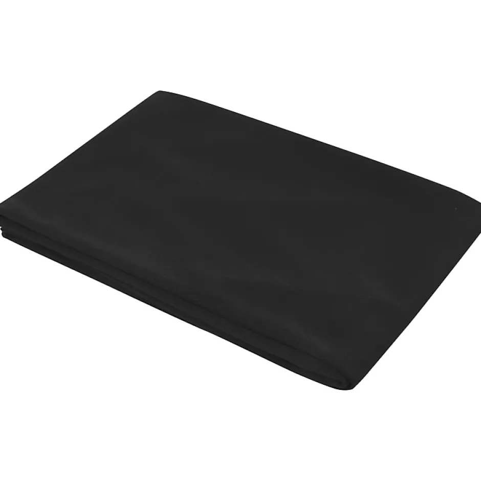 Generic Serviette de sport LUCAS Noir uni (100 cm x 50 cm)