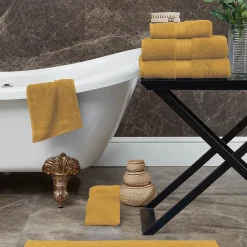 Sensei Maison Serviette de toilette 550 g/m² Caramel 50x100 cm LUXURY