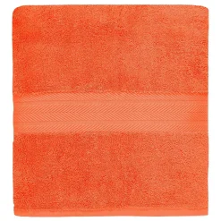 Sensei Maison Serviette de toilette 550 g/m² Corail 50x100 cm LUXURY