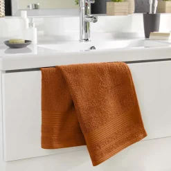 Eden Serviette de toilette 50 x 90 cm Tendresse caramel