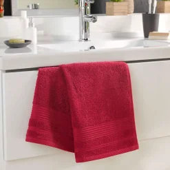 Eden Serviette de toilette 50 x 90 cm Tendresse rouge* Serviette De Toilette