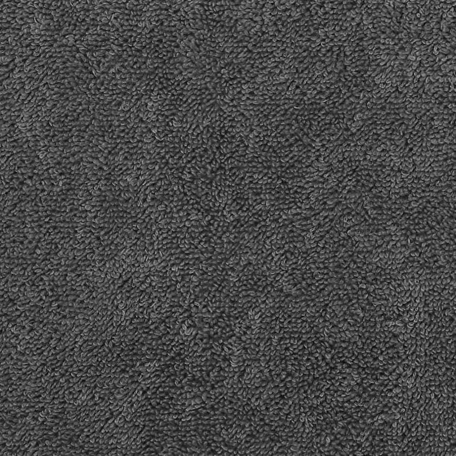 GoodHome Serviette de toilette anthracite 100 x 50 cm, Koros