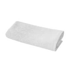 GoodHome Serviette de toilette blanche 100 x 50 cm, Koros