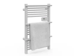GoodHome Serviette de toilette blanche 100 x 50 cm, Koros