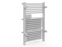 GoodHome Serviette de toilette blanche 100 x 50 cm, Koros