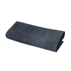 GoodHome Serviette de toilette bleu nuit 100 x 50 cm, Koros