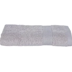 Atmosphera Créateur D'Intérieur Serviette de toilette Essentiel - coton 450 gr/m² - gris taupe 50x90 cm - Atmosphera