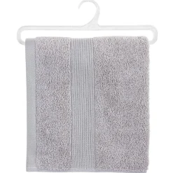 Atmosphera Créateur D'Intérieur Serviette de toilette Essentiel - coton 450 gr/m² - gris taupe 50x90 cm - Atmosphera