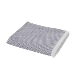 GoodHome Serviette de toilette gris nuage et anthracite Elland 100 x 50 cm