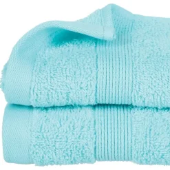 Eden Serviette de toilette invite 30 x 50 cm Couleur moderne aqua* Serviette De Toilette