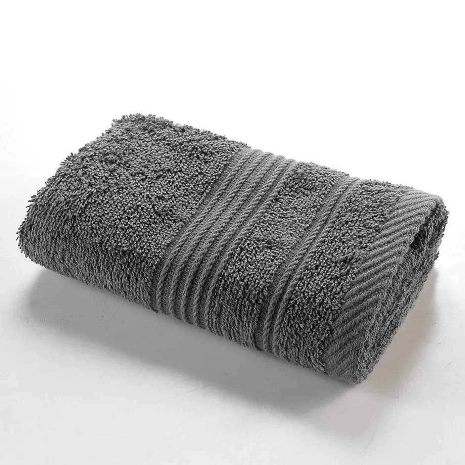 Eden Serviette de toilette invite 30 x 50 cm Tendresse anthracite