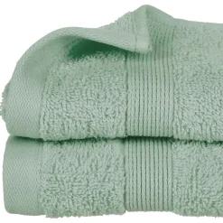 Eden Serviette de toilette invite 30 x 50 cm Couleur moderne celadon* Serviette De Toilette