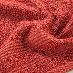 Eden Serviette de toilette invite 30 x 50 cm Tendresse terracotta* Serviette De Toilette