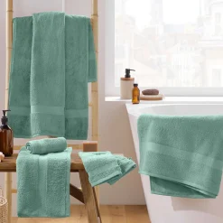 Eden Serviette de toilette invite 30 x 50 cm Elegante celadon