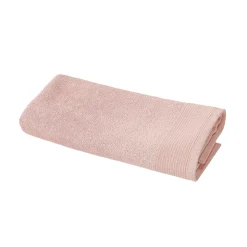 GoodHome Serviette de toilette rose nude 100 x 50 cm, Koros* Serviette De Toilette