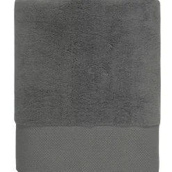 Sensei Maison Serviette de toilette Zéro Twist 560 g/m² Anthracite 50x100 cm SENSOFT* Serviette De Toilette