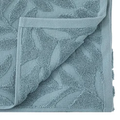 Atmosphera Créateur D'Intérieur Serviette de toillette Cisel - coton - bleu - 30x50 cm - Atmosphera* Serviette De Toilette