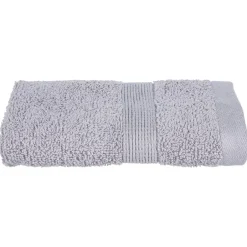 Atmosphera Créateur D'Intérieur Serviette invité Essentiel - coton 450 gr/m² - gris taupe 30x50 cm - Atmosphera