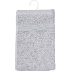 Atmosphera Créateur D'Intérieur Serviette invité Essentiel - coton 450 gr/m² - gris taupe 30x50 cm - Atmosphera