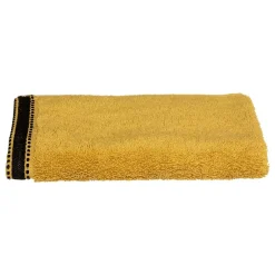 Atmosphera Créateur D'Intérieur Serviette invité Joia - coton 550 gr/m² - jaune moutarde 30x50 cm - Atmosphera* Serviette De Toilette