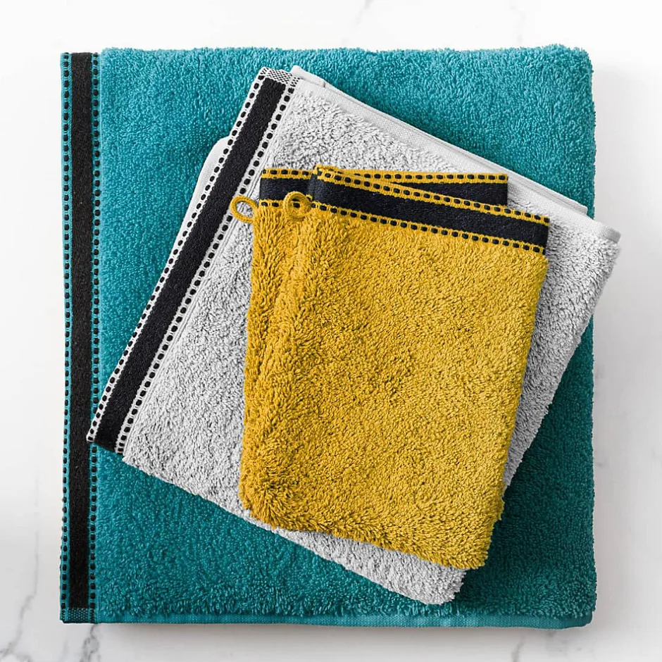 Atmosphera Créateur D'Intérieur Serviette invité Joia - coton 550 gr/m² - lin 30x50 cm - Atmosphera