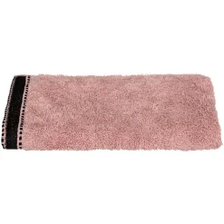 Atmosphera Créateur D'Intérieur Serviette invité Joia - coton 550 gr/m² - rose 30x50 cm - Atmosphera
