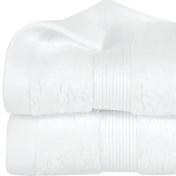 Eden Serviette ou drap de bain 100 x 150 cm Couleur moderne blanc