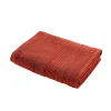 Eden Serviette ou drap de douche 70 x 130 cm Tendresse marsala