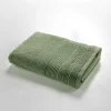 Eden Serviette ou drap de douche 70 x 130 cm Tendresse kaki
