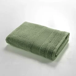 Eden Serviette ou drap de douche 70 x 130 cm Tendresse kaki