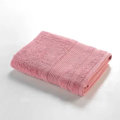 Eden Serviette ou drap de douche 70 x 130 cm Tendresse rose