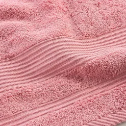Eden Serviette ou drap de douche 70 x 130 cm Tendresse rose
