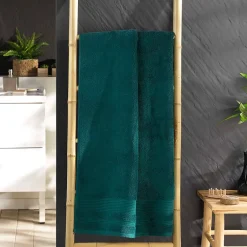 Eden Serviette ou drap de douche 70 x 130 cm Tendresse emeraude* Serviette De Toilette