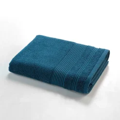 Eden Serviette ou drap de douche 70 x 130 cm Tendresse bleu saphir