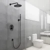 Lomazoo Set de douche encastré Telesto noir