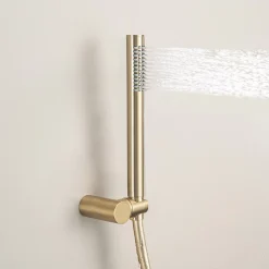 Lomazoo Set de douche encastré Solara doré* Colonne De Douche Encastrable