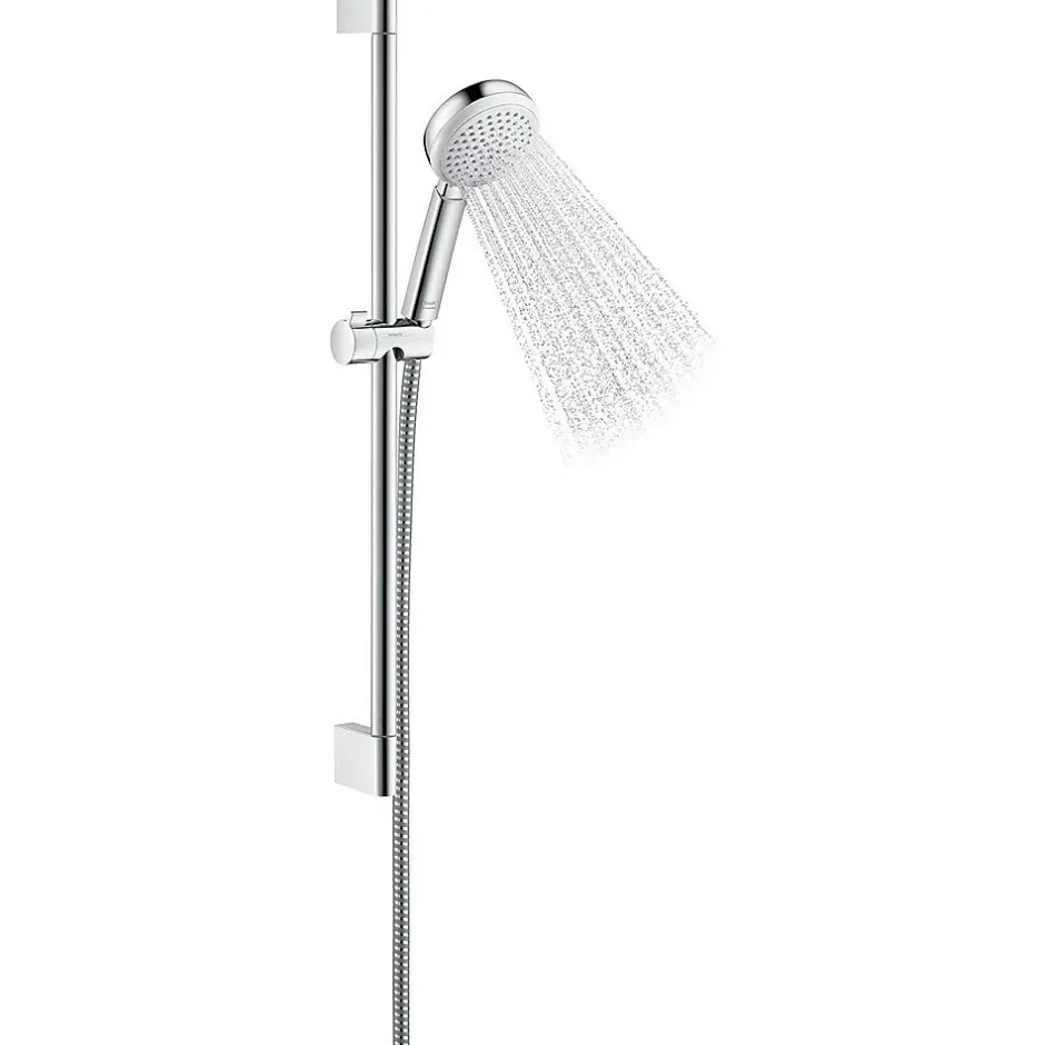 Hansgrohe Set de douche MyClub Vario EcoSmart Set 65, blanc/chromé* Colonne De Douche Sans Robinetterie