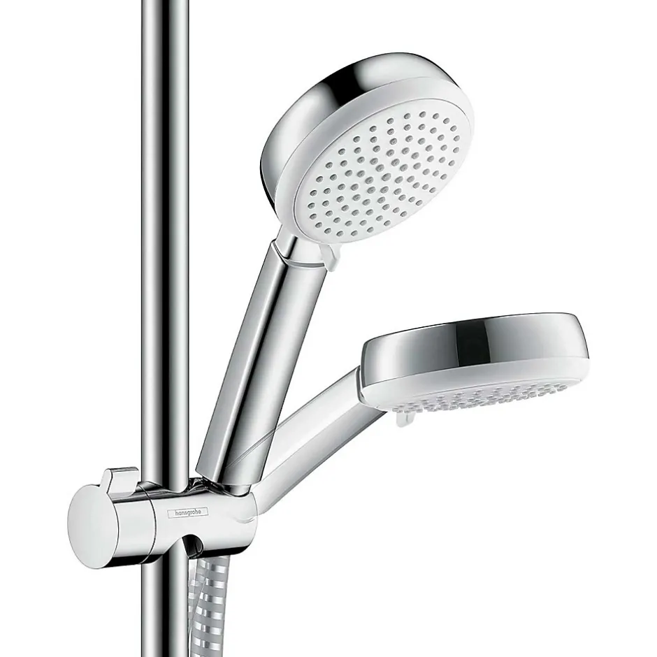Hansgrohe Set de douche MyClub Vario EcoSmart Set 65, blanc/chromé* Colonne De Douche Sans Robinetterie