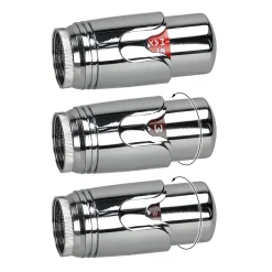 Luxebath Set universel thermostat radiateur chauffage connexion moyenne 50 mm chrome* Sèche-Serviettes Mixte