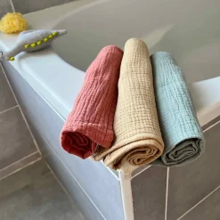 Sevira Kids Lange en gaze de coton Jeanne* Serviette De Toilette
