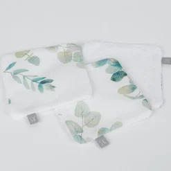 Sevira Kids Lingettes bébé lavables 8 pièces Eucalyptus