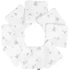 Sevira Kids Lingettes bébé lavables 8 pièces Melody