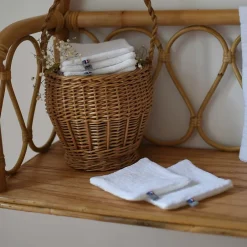 Sevira Kids Pochon distributeur et ses 8 lingettes lavables Jeanne* Serviette De Toilette