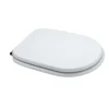 Kiamami Valentina Siège De Couverture Wc Modèle Synthèse En Finition Blanc* Abattant Wc