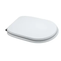 Kiamami Valentina Siège De Couverture Wc Modèle Synthèse En Finition Blanc* Abattant Wc